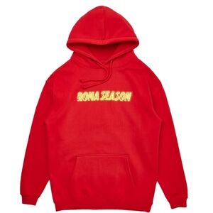 Full Send Rona Season Red Pull Over Hoodie